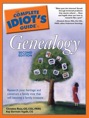 cover image of The Complete Idiot's Guide to Genealogy